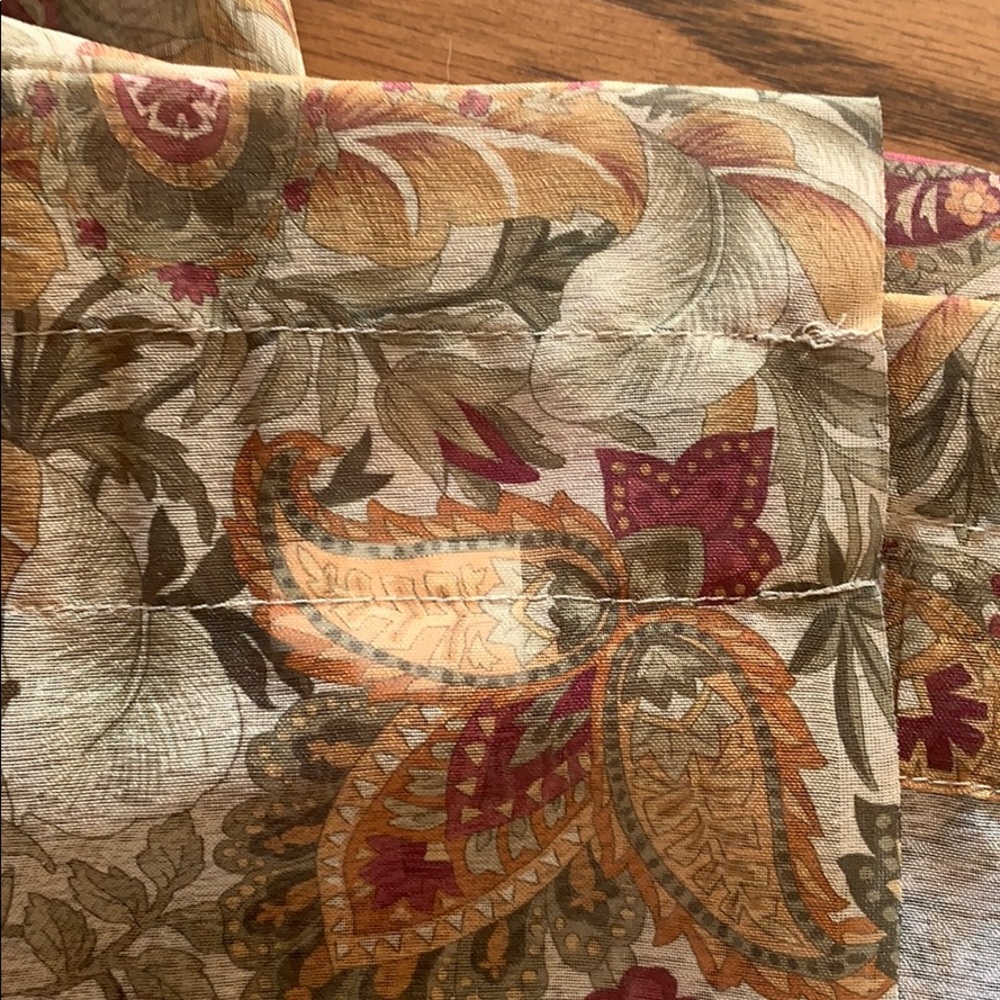 SOLD 3/ $30 Curtains: rich-colored panels